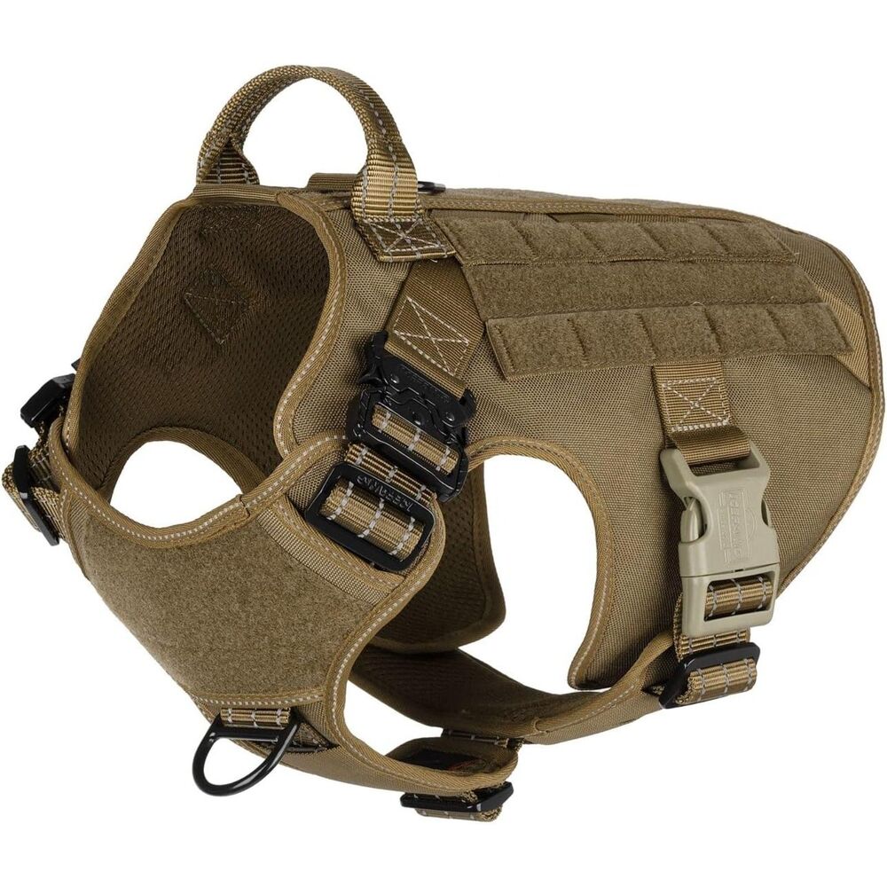 Icefang Tactical Dog Harness - No Pull Vest, Size Large
